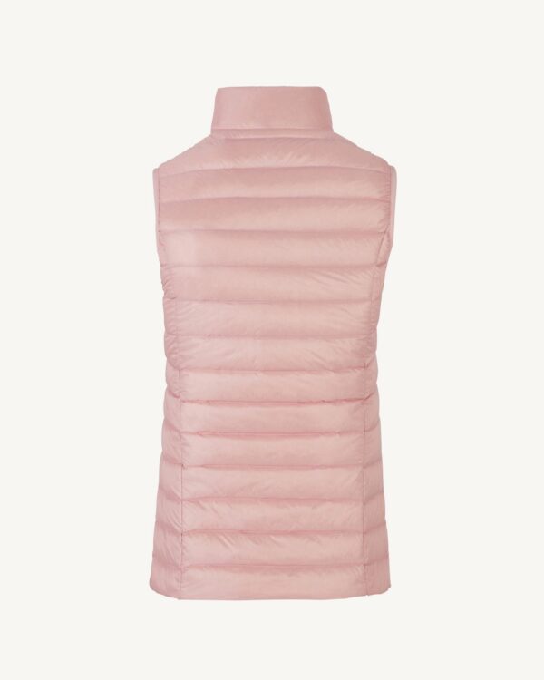 Seda Peach Pink Sleeveless Lightweight Down Jacket - Image 2