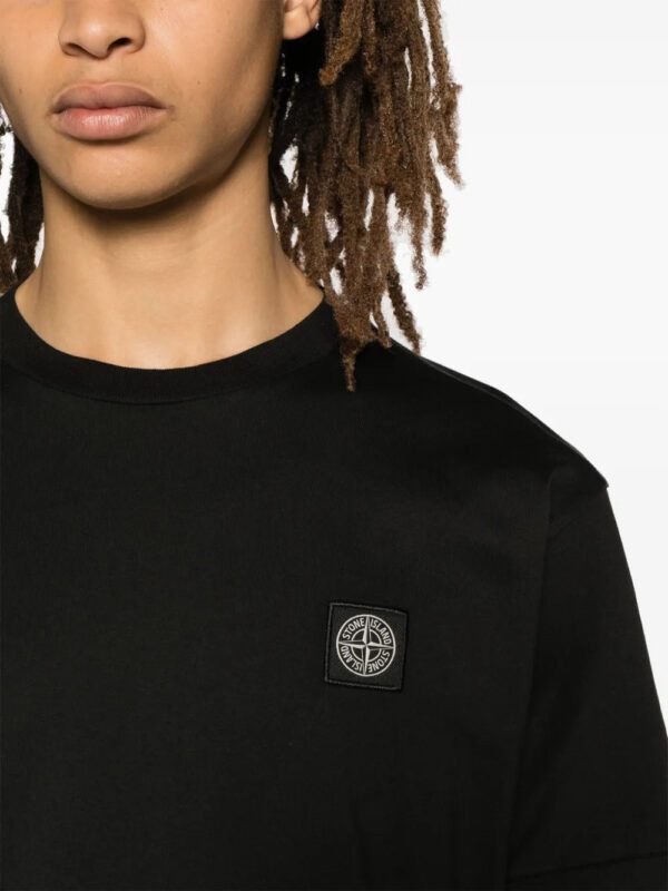Compass-patch cotton T-shirt - Image 2