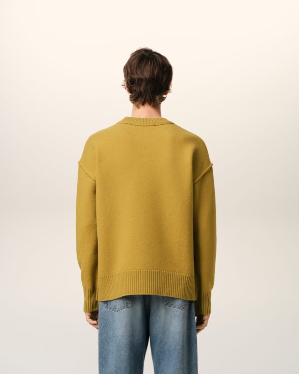 Ami de Coeur Mustard Wool Sweater - Image 6