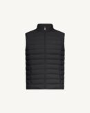 Arafo Black Stretch Sleeveless Down Jacket