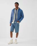 Nico Blue Jeans Lightweight Hooded Down Jacket