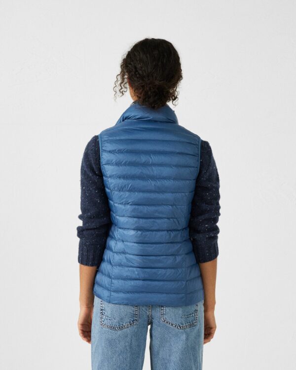 Seda Blue Jeans Sleeveless Lightweight Down Jacket - Image 4