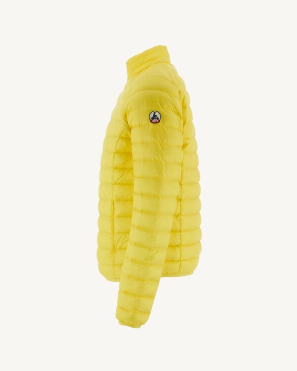 Matte Gold Yellow Lightweight Down Jacket - Image 2