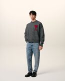 Grey Ami de Coeur Wool Sweater