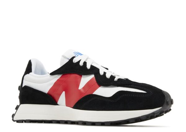 New Balance 327 White True Red - Image 2