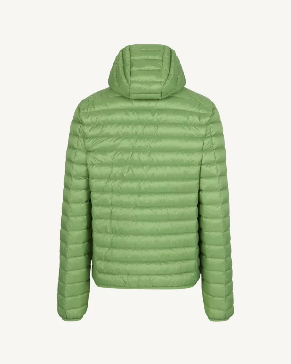 Nico Fern Green Lightweight Hooded Down Jacket - Image 4