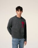 Grey Ami de Coeur Wool Sweater