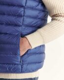 Tom Dark Denim Sleeveless Down Jacket