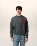 Grey Ami de Coeur Wool Sweater