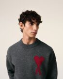 Grey Ami de Coeur Wool Sweater
