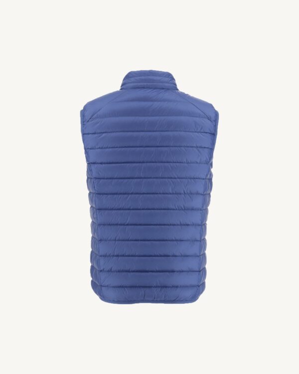 Tom Dark Denim Sleeveless Down Jacket - Image 3