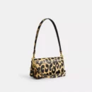 Tabby 20 shoulder bag with leopard print