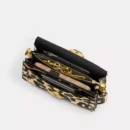 Tabby 20 shoulder bag with leopard print