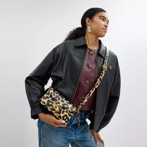 Tabby 20 shoulder bag with leopard print - Image 5
