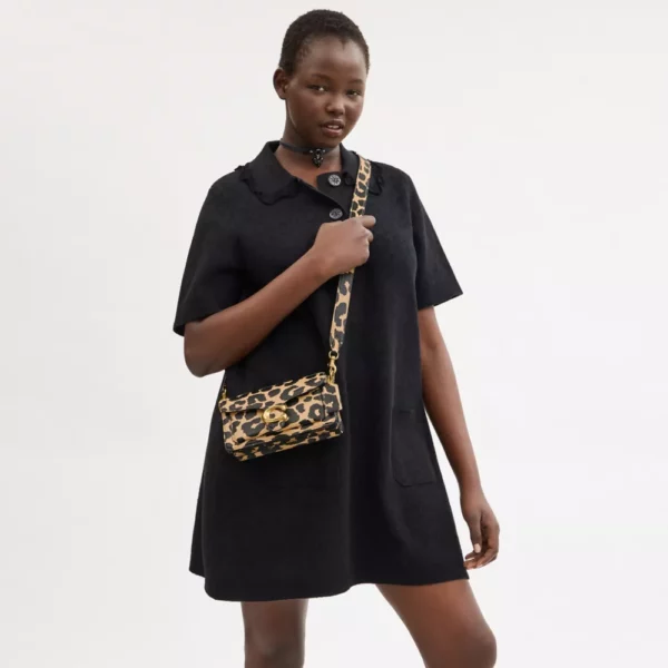 Tabby 20 shoulder bag with leopard print - Image 6