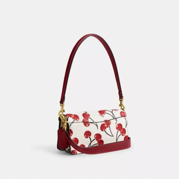 Tabby 20 shoulder bag with cherry pattern - Image 2