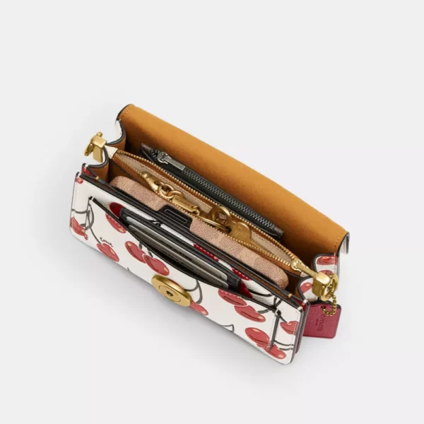 Tabby 20 shoulder bag with cherry pattern - Image 4