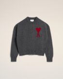Grey Ami de Coeur Wool Sweater