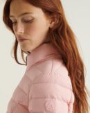 Maia Peach Pink Lightweight Stretch Down Jacket