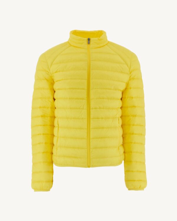 Matte Gold Yellow Lightweight Down Jacket