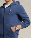 Double Knit Hoodie - Derby Blue Heather