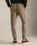 Double Jersey Jogging Pants - Heather Brown